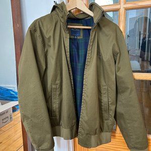 Brooks Brothers Cotton Bomber Jacket -- Size Medium